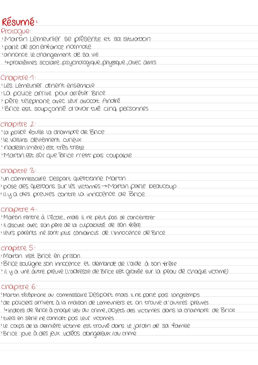# Résumé:
Prologue:
'Martin Lemeunier se présente et sa situation
'parle de son enfance normale
'annonce le changement de sa vie
'probl