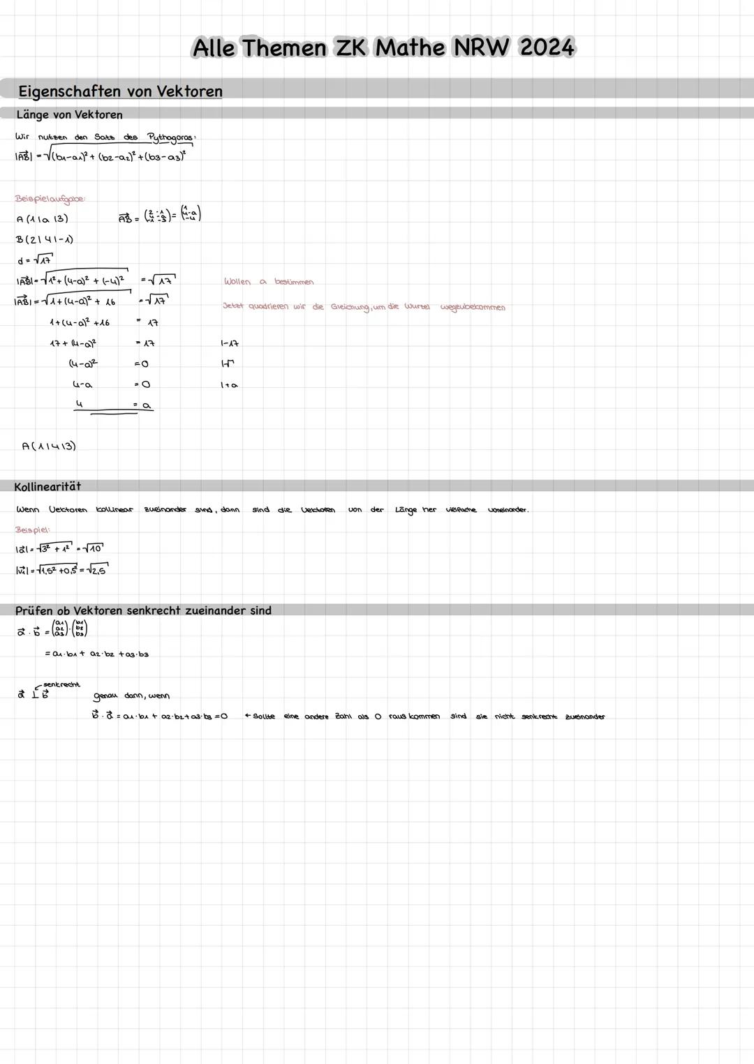 Alle Themen ZK Mathe NRW 2024
Eigenschaften von Funktionen
Symmetrie
Achsensymetrisch: f(x) = f(x) + Gerade Exponenten
Punktsymetrisch: f(x)