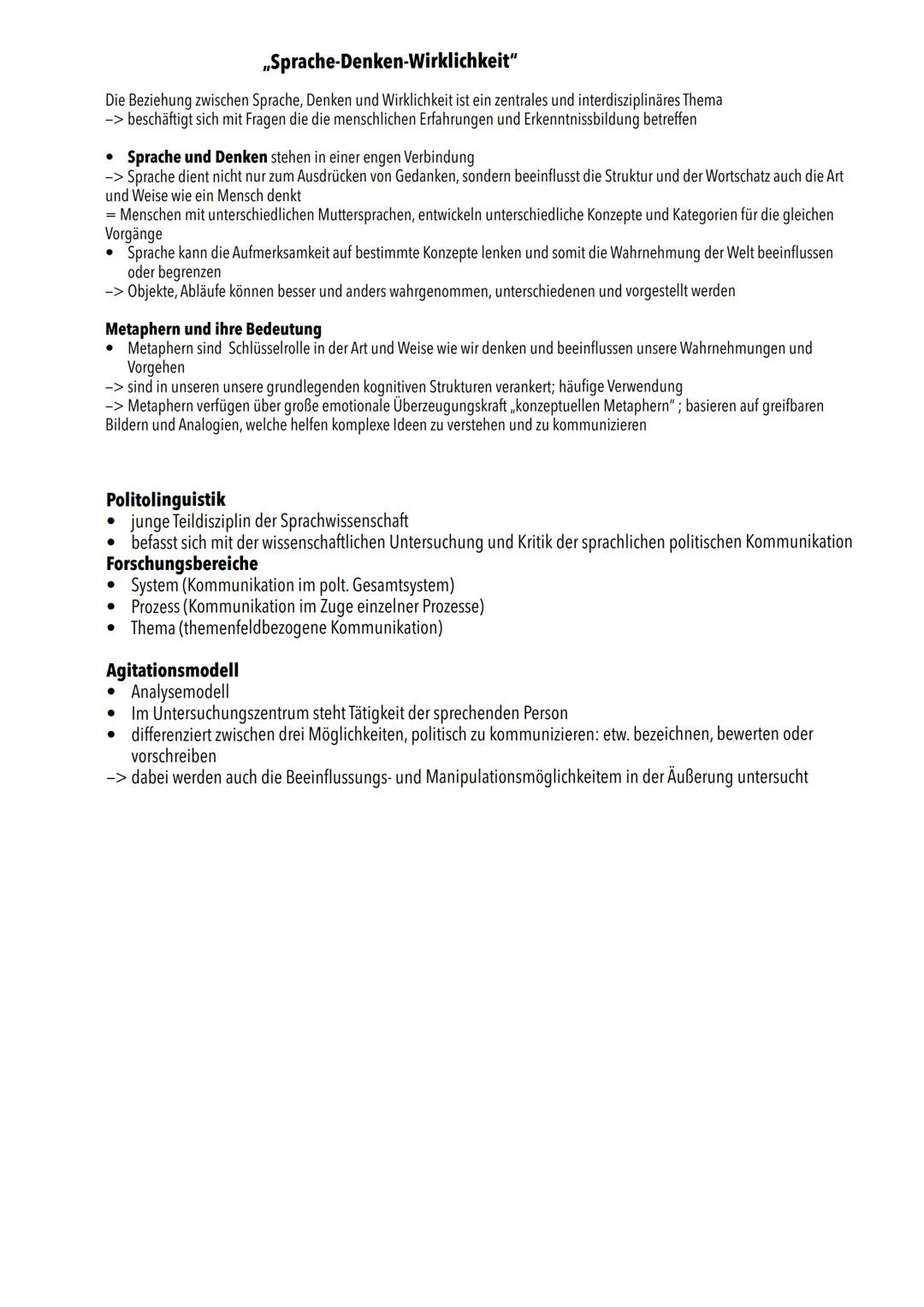 Mündliches Deutschabitur 2024
Nordrhein-Westfalen
Politisch-gesellschaftlich Kommunikation „Sprache-Denken-Wirklichkeit"
Die Beziehung zwisc
