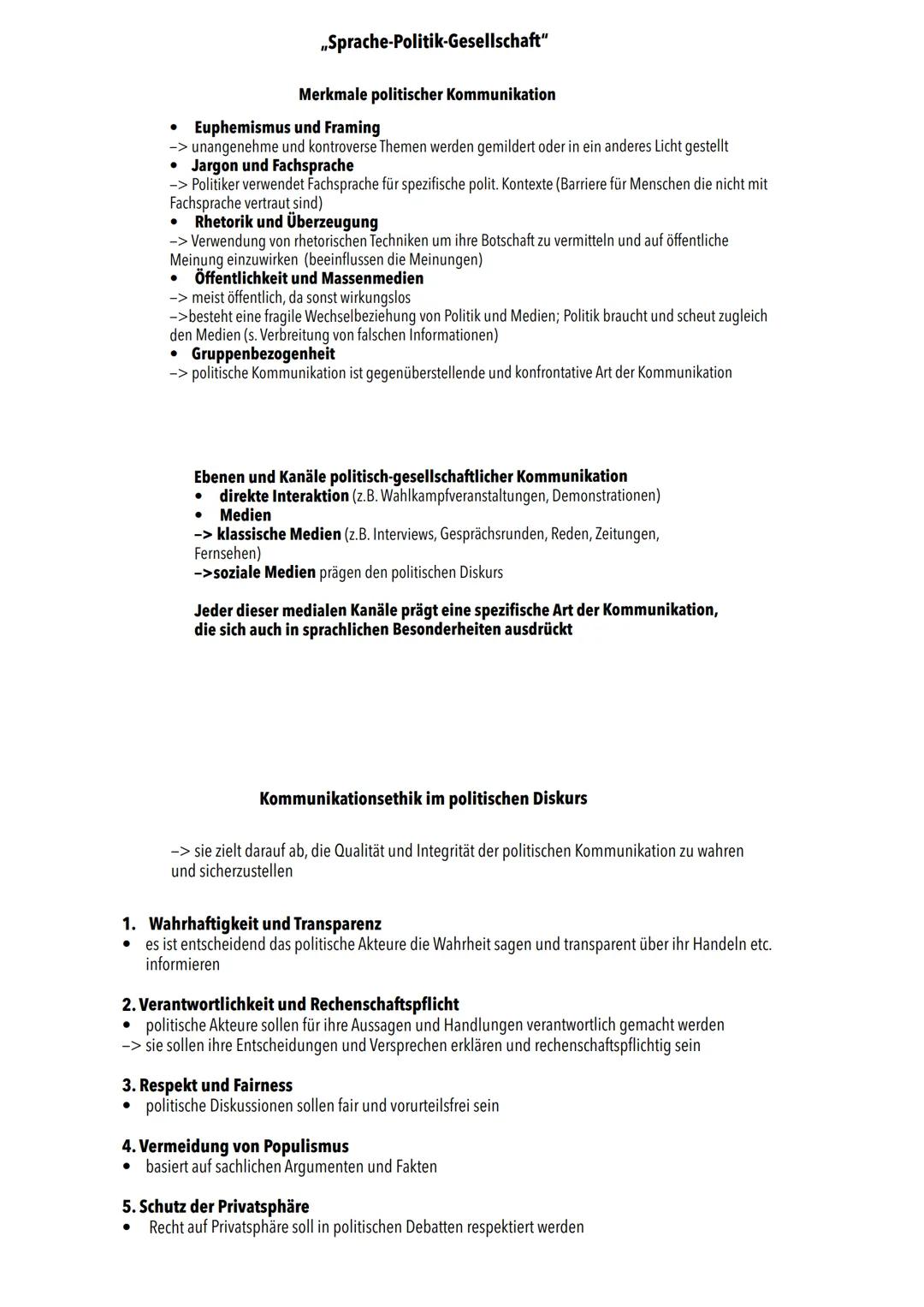 Mündliches Deutschabitur 2024
Nordrhein-Westfalen
Politisch-gesellschaftlich Kommunikation „Sprache-Denken-Wirklichkeit"
Die Beziehung zwisc