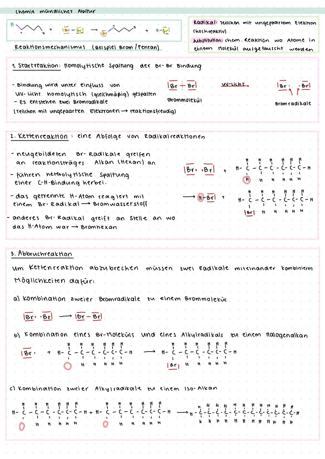 Chemie mündliches Abitur - Q1.1 Kohlenwasserstoffe
Alkane
• Stoffgruppe einfacher, gesättigter Kohlenwasserstoffe
· keine Mehrfachbindungen