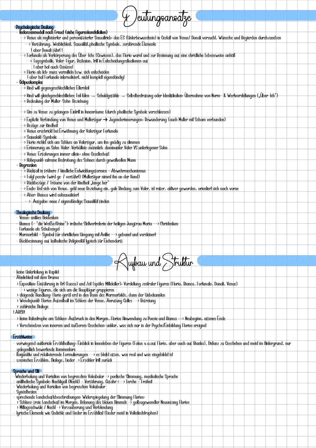 das Marmorbild
Zusammenfassung
"Das Marmorbild" ist eine Novelle von Joseph von Eichendorff aus dem Jahre 1818 (Romantik).
Der junge Mann Fl