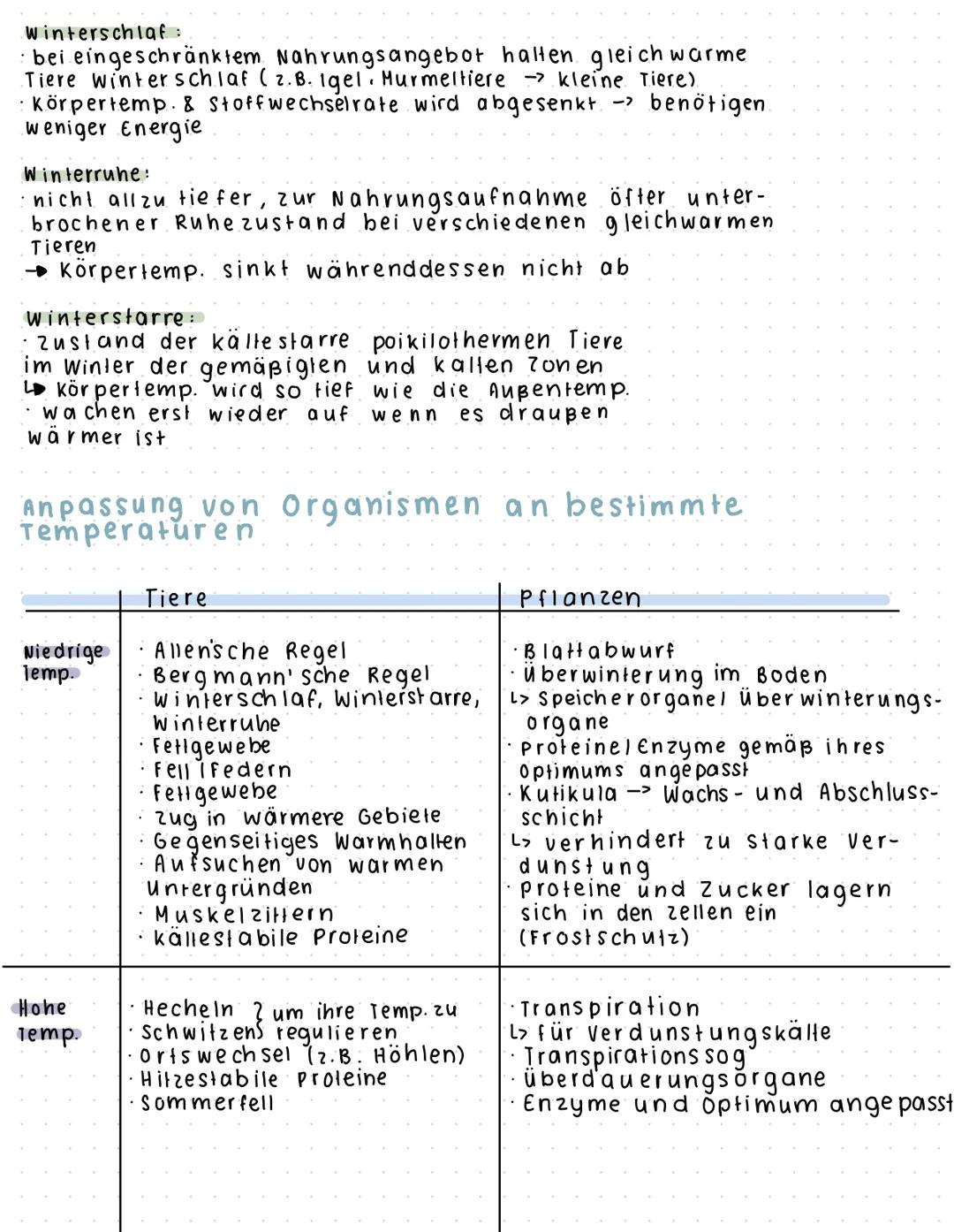 # ÖKOLOGIE
Biotop
abiotische Faktoren
* Regenwasser
* Grundwasser
* Humus
* Sand
* Sleine
* Sonnenlicht
* Temperatur
Bio