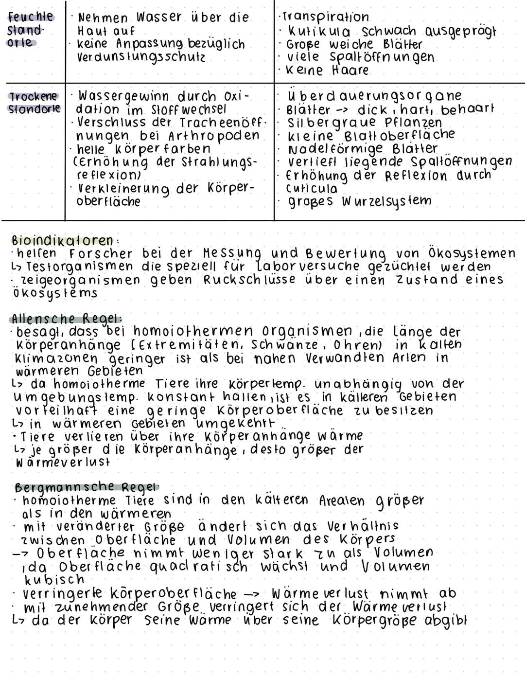 # ÖKOLOGIE
Biotop
abiotische Faktoren
* Regenwasser
* Grundwasser
* Humus
* Sand
* Sleine
* Sonnenlicht
* Temperatur
Bio