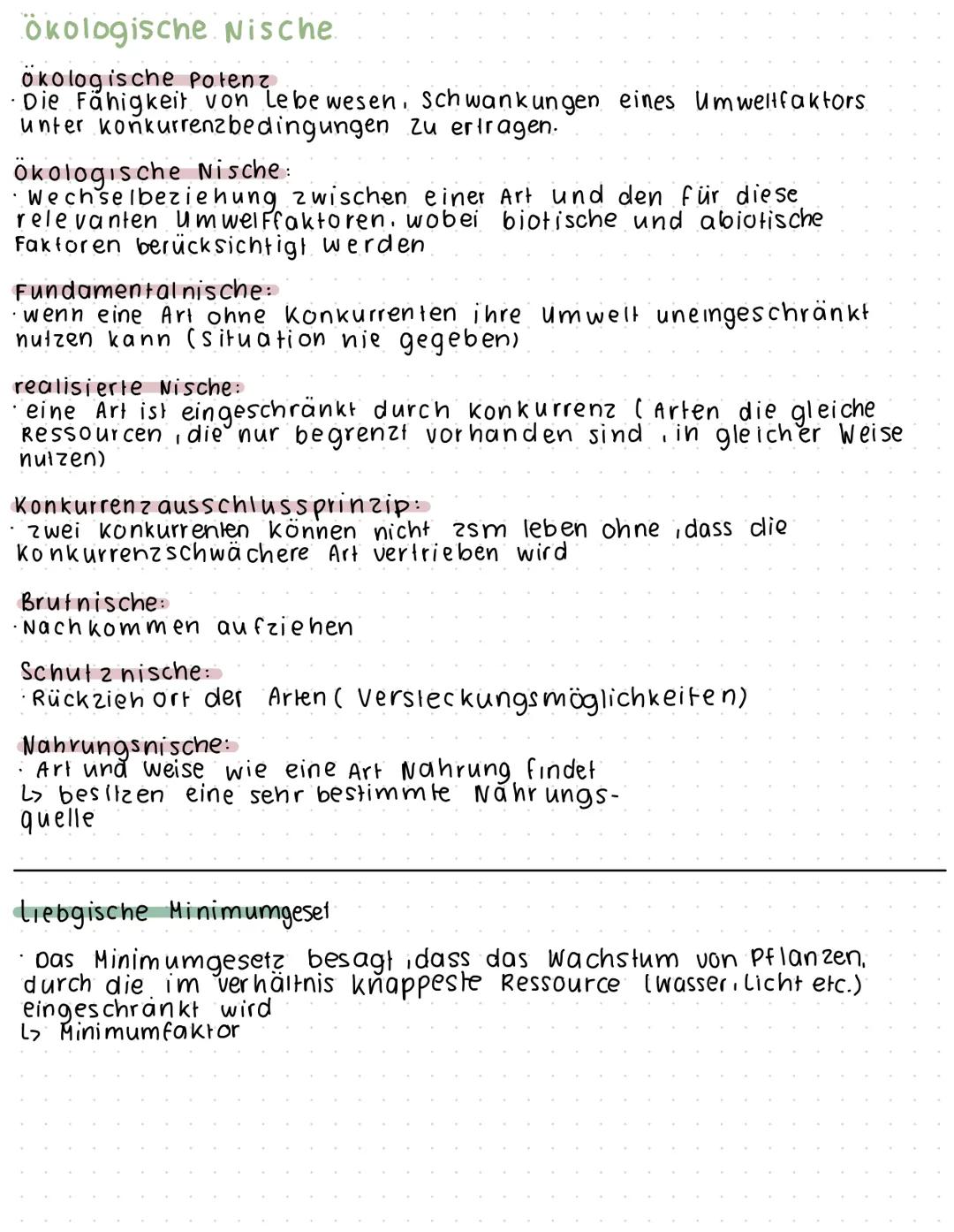 # ÖKOLOGIE
Biotop
abiotische Faktoren
* Regenwasser
* Grundwasser
* Humus
* Sand
* Sleine
* Sonnenlicht
* Temperatur
Bio