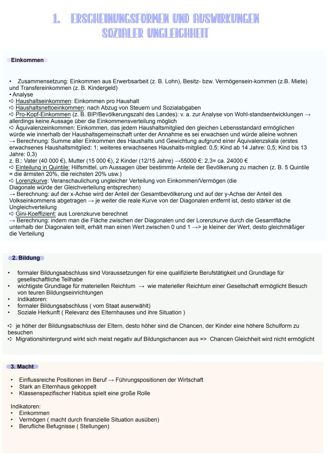 STRUKTUREN SOZIALER
UNGLEICHHEIT
Inhaltsfeld 6:
Strukturen sozialer Ungleichheit,
sozialer Wandel und soziale
Sicherung
Erscheinungsformen u