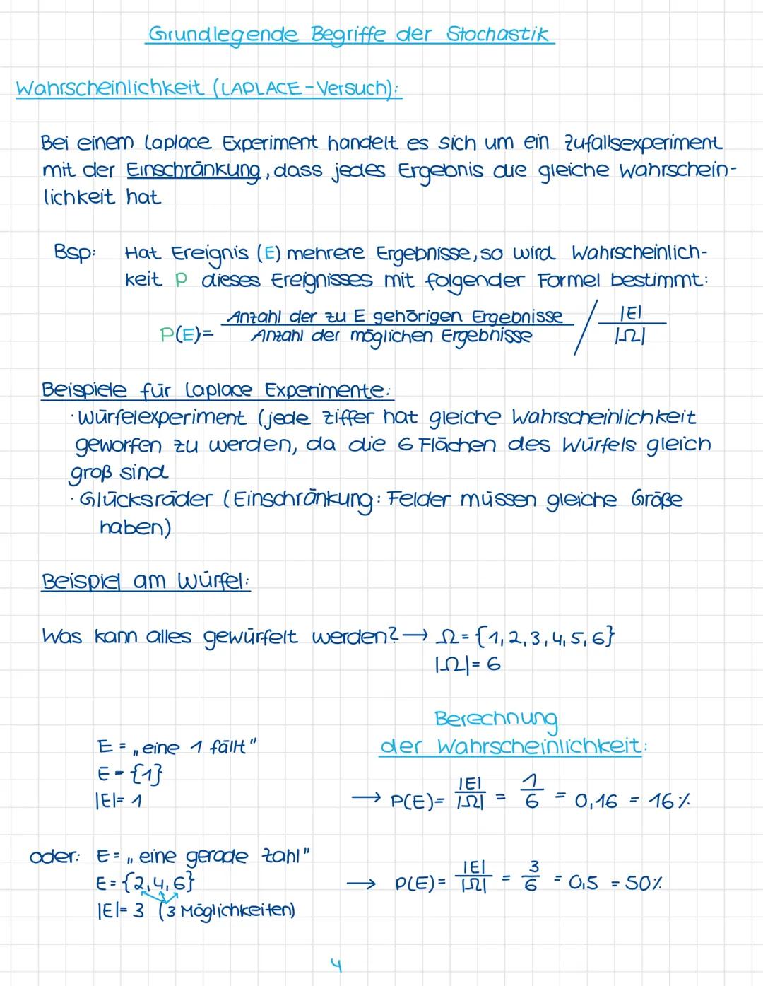 Ma12 GK
Wiederholung:
Grundlegende Begriffe für die Stochastik
• Ergebnis, Ergebnismenge, Ereignis, sicheres und unmögliches Ereignis
• abso