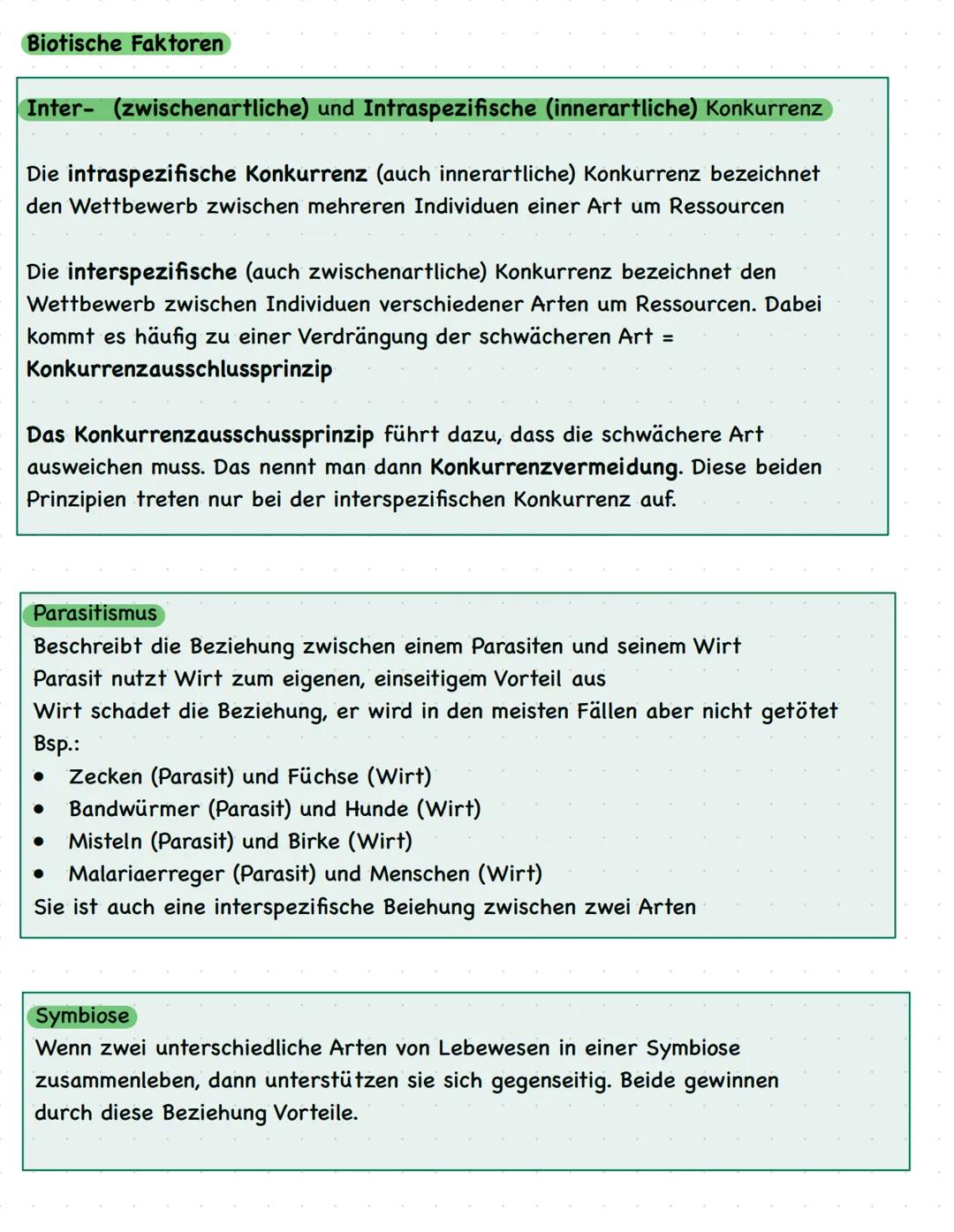 # Biologie LK Q2
Abiotische Faktoren und deren Einfluss
Alle Einflüsse der unbelebten Welt
Lebewesen, die nicht direkt beteiligt sind wie