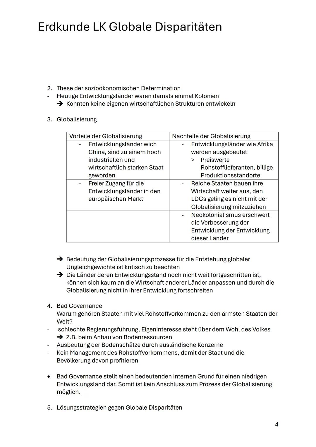 # Erdkunde LK Globale Disparitäten
1.Mermale der Entwicklungsstände
Entwicklungsland:
Ein Land, welches im Vergleich zu einem Industriela