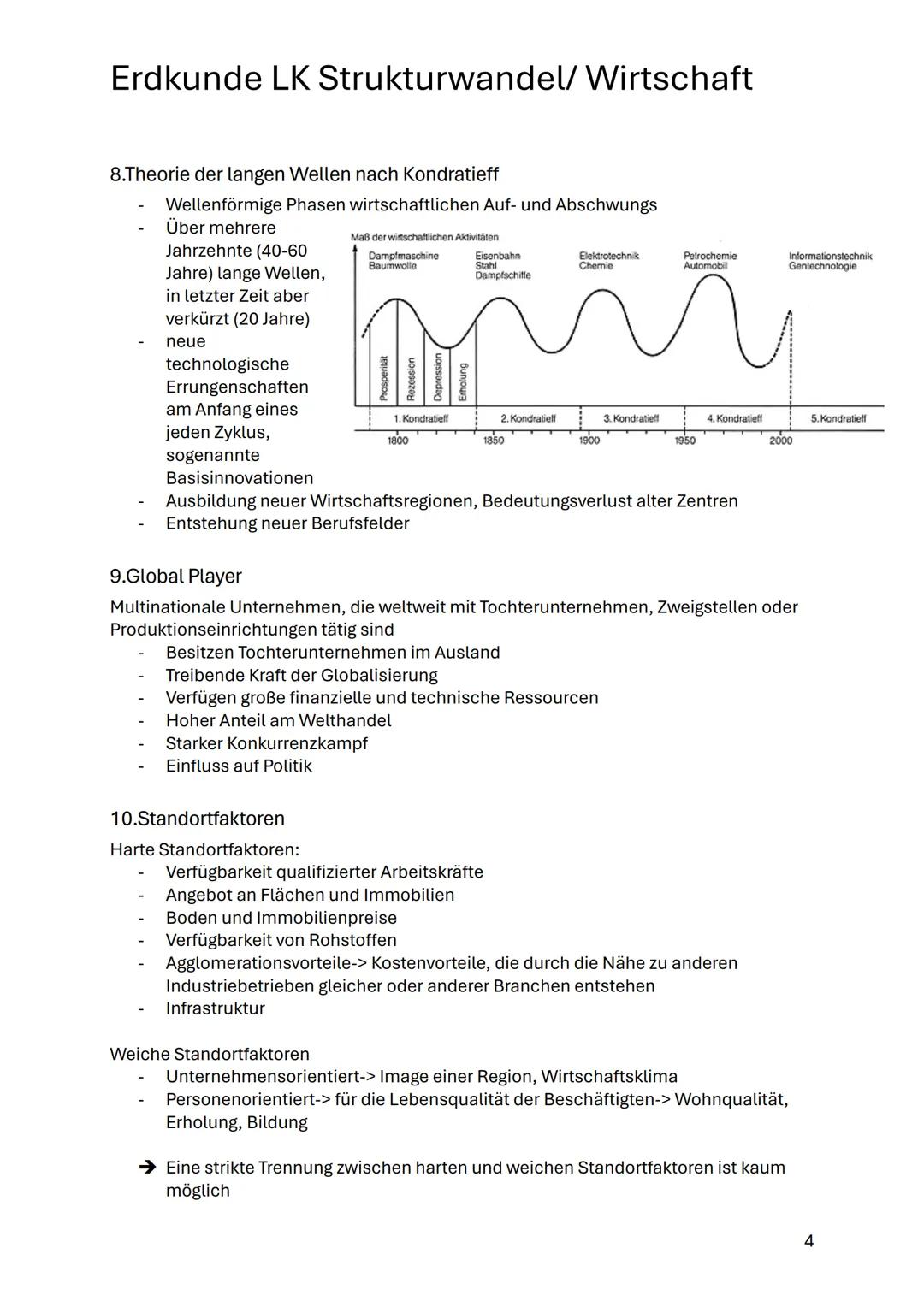Erdkunde LK Strukturwandel/ Wirtschaft
1.wirtschaftlicher Strukturwandel
Ein wirtschaftlicher Struktur Wandel beruht vorwiegend auf veränder