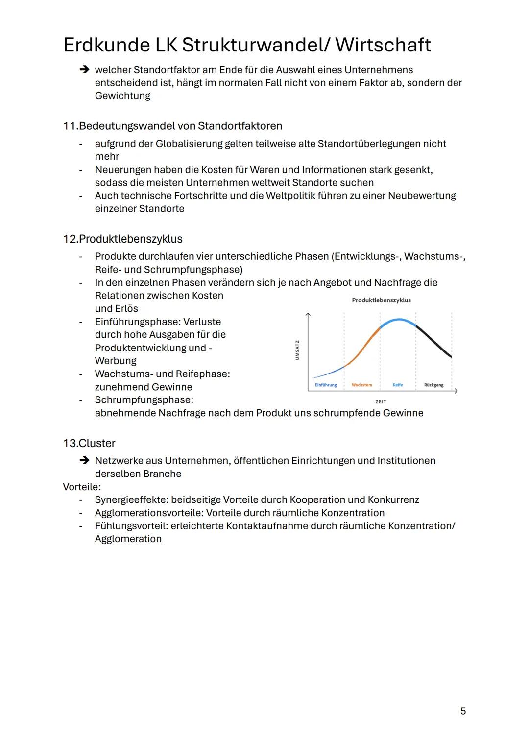 Erdkunde LK Strukturwandel/ Wirtschaft
1.wirtschaftlicher Strukturwandel
Ein wirtschaftlicher Struktur Wandel beruht vorwiegend auf veränder