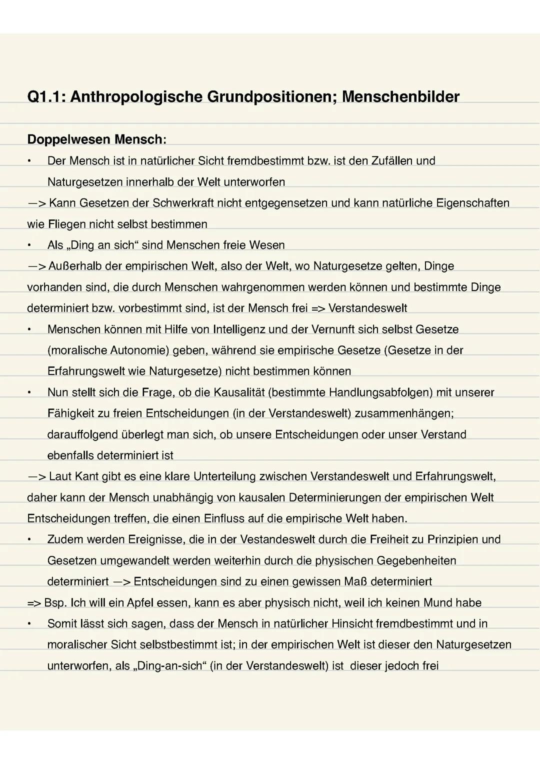 Ethik Abilernzettel (mündlich, Hessen)