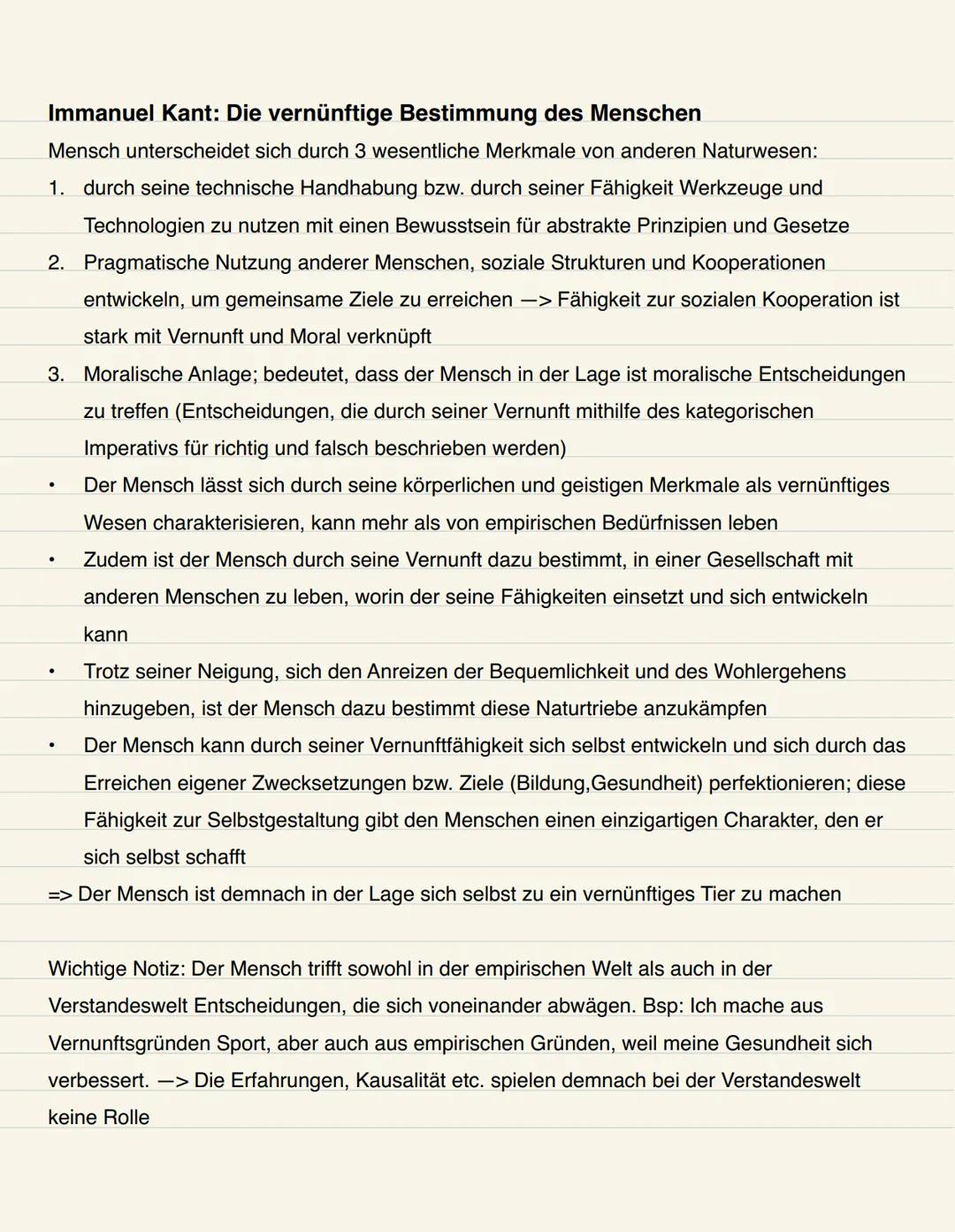 •
Q1.1: Anthropologische Grundpositionen; Menschenbilder
Doppelwesen Mensch:
Der Mensch ist in natürlicher Sicht fremdbestimmt bzw. ist den