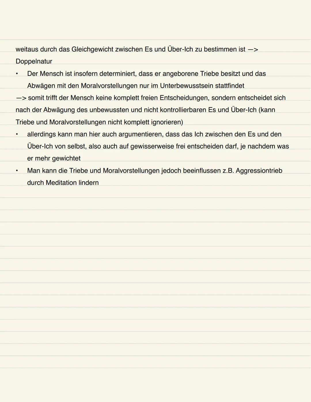 •
Q1.1: Anthropologische Grundpositionen; Menschenbilder
Doppelwesen Mensch:
Der Mensch ist in natürlicher Sicht fremdbestimmt bzw. ist den