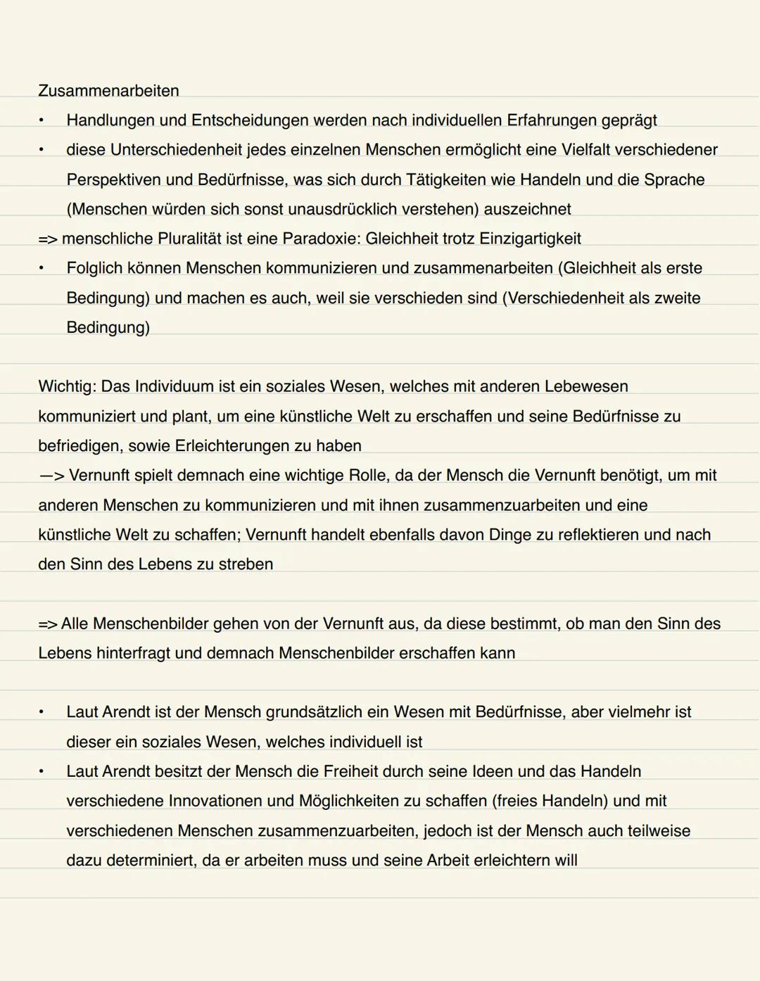 •
Q1.1: Anthropologische Grundpositionen; Menschenbilder
Doppelwesen Mensch:
Der Mensch ist in natürlicher Sicht fremdbestimmt bzw. ist den