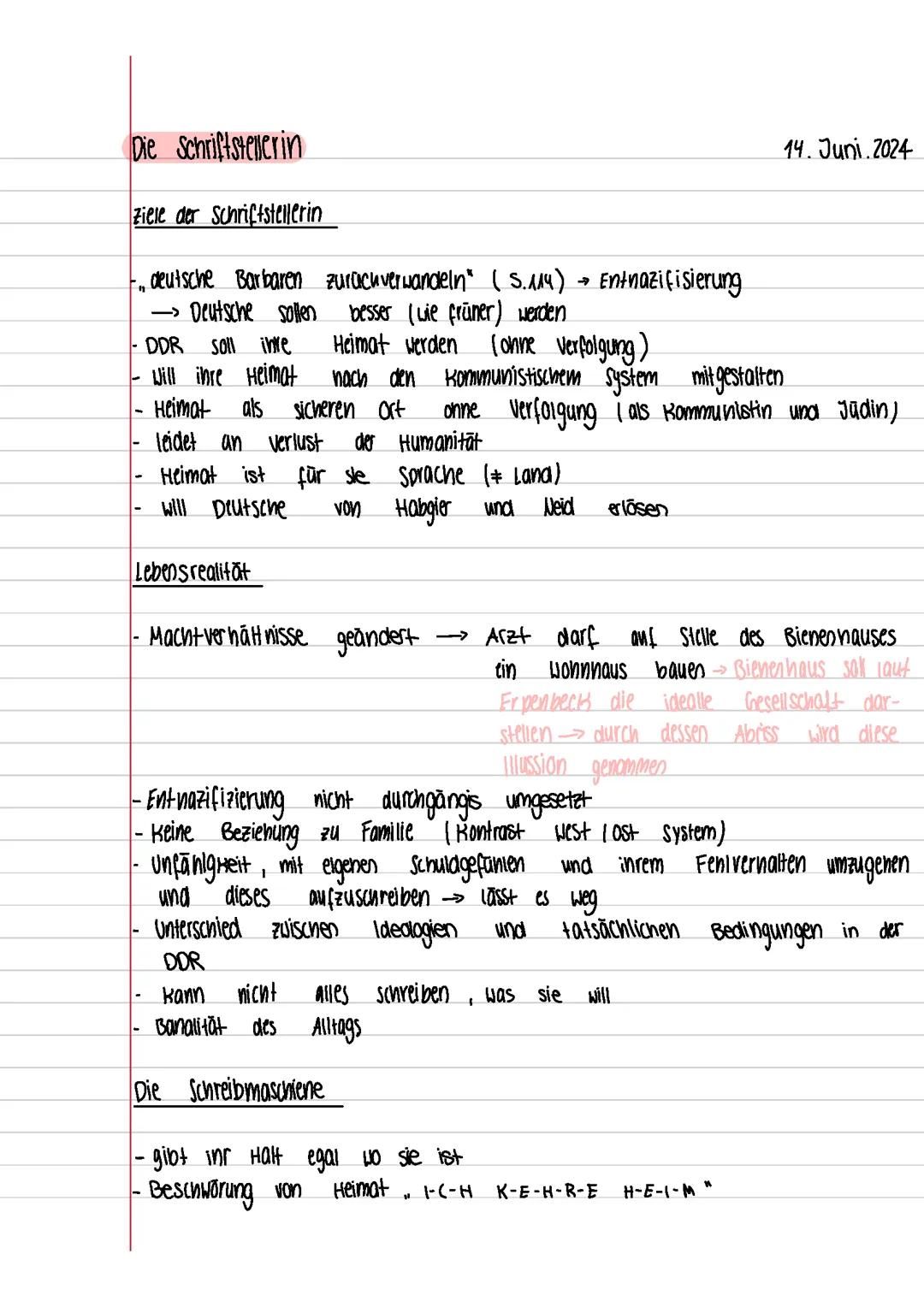 Die Heimsuchung - Kapitel „Die Schriftstellerin“