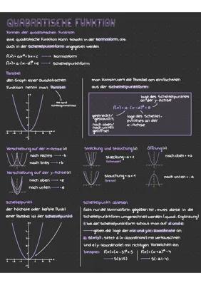 Know Quadratische Funktionen  thumbnail