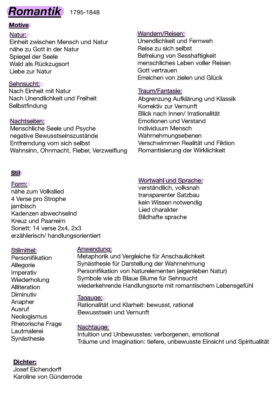 Deutsch Abi 24 Hessen ( Faust, Romantik, Sandmann, Woyzeck, Corpus Delicti, Expressionismus )