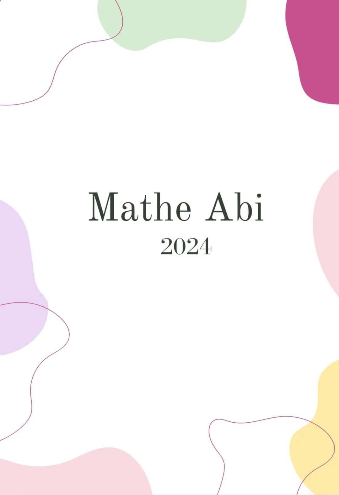 Mathe Abi
2024 Ableitungen
* $\sqrt{x}' \rightarrow \frac{1}{2\sqrt{x}}$ * $\ln = \frac{1}{x}$
Stammfunktion
* $x \rightarrow \frac{1}{2}x