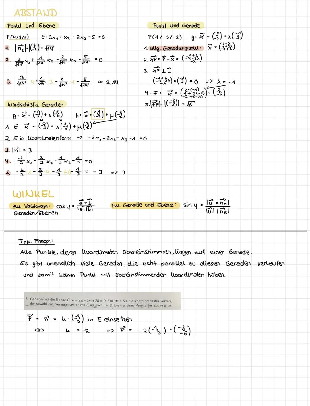 Mathe Abi
2024 Ableitungen
* $\sqrt{x}' \rightarrow \frac{1}{2\sqrt{x}}$ * $\ln = \frac{1}{x}$
Stammfunktion
* $x \rightarrow \frac{1}{2}x
