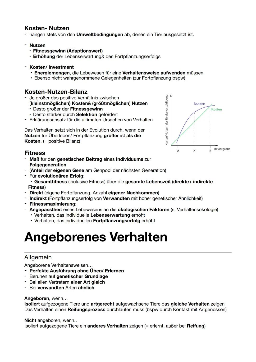 # Verhaltensbiologie
Allgemein
Verhalten
- Interaktion und Reaktion eines Tieres mit/auf seine Umwelt
- Unvermeidlich: man kann sich nicht