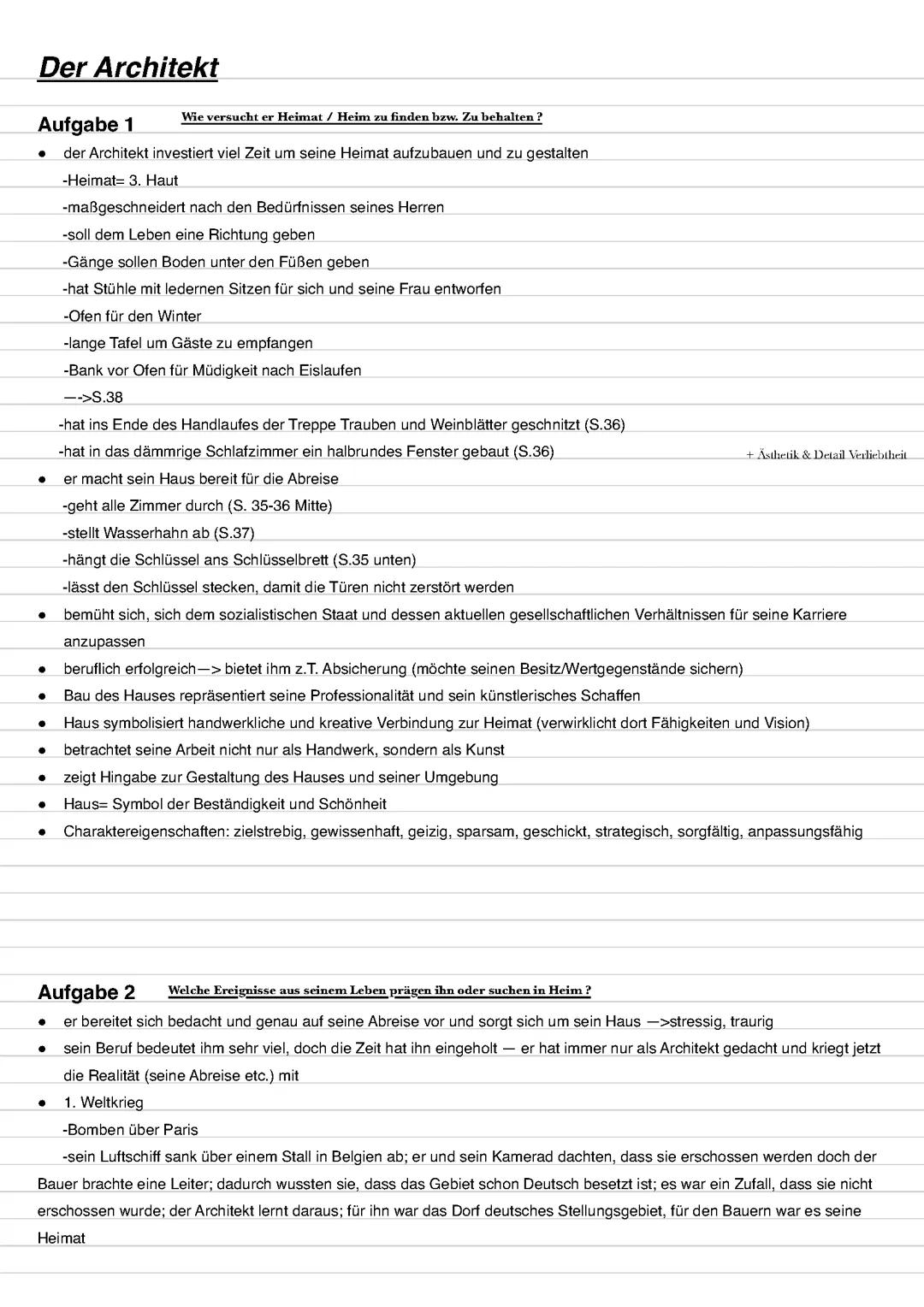 Der Architekt - Jenny Erpenbeck „Heimsuchung“