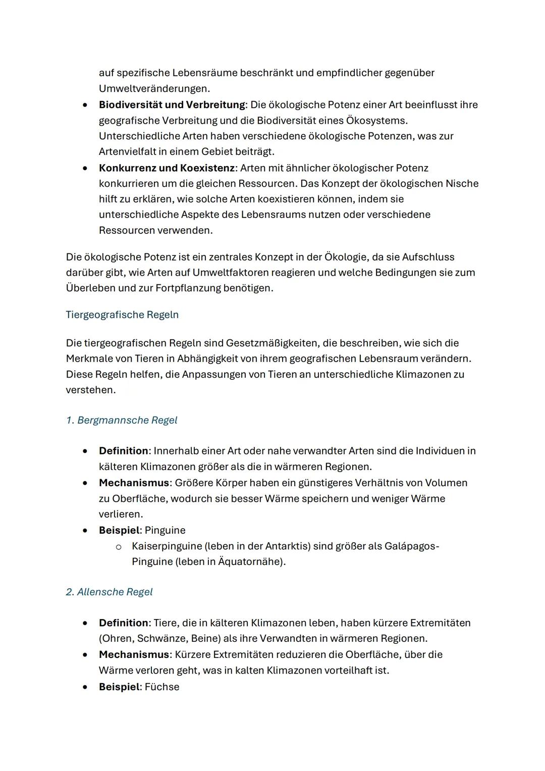 Lernzettel: Lebewesen und Umwelt in Biologie
1. Wechselbeziehungen in der Biosphäre
• Symbiose: Zusammenleben zweier Arten zum gegenseitigen