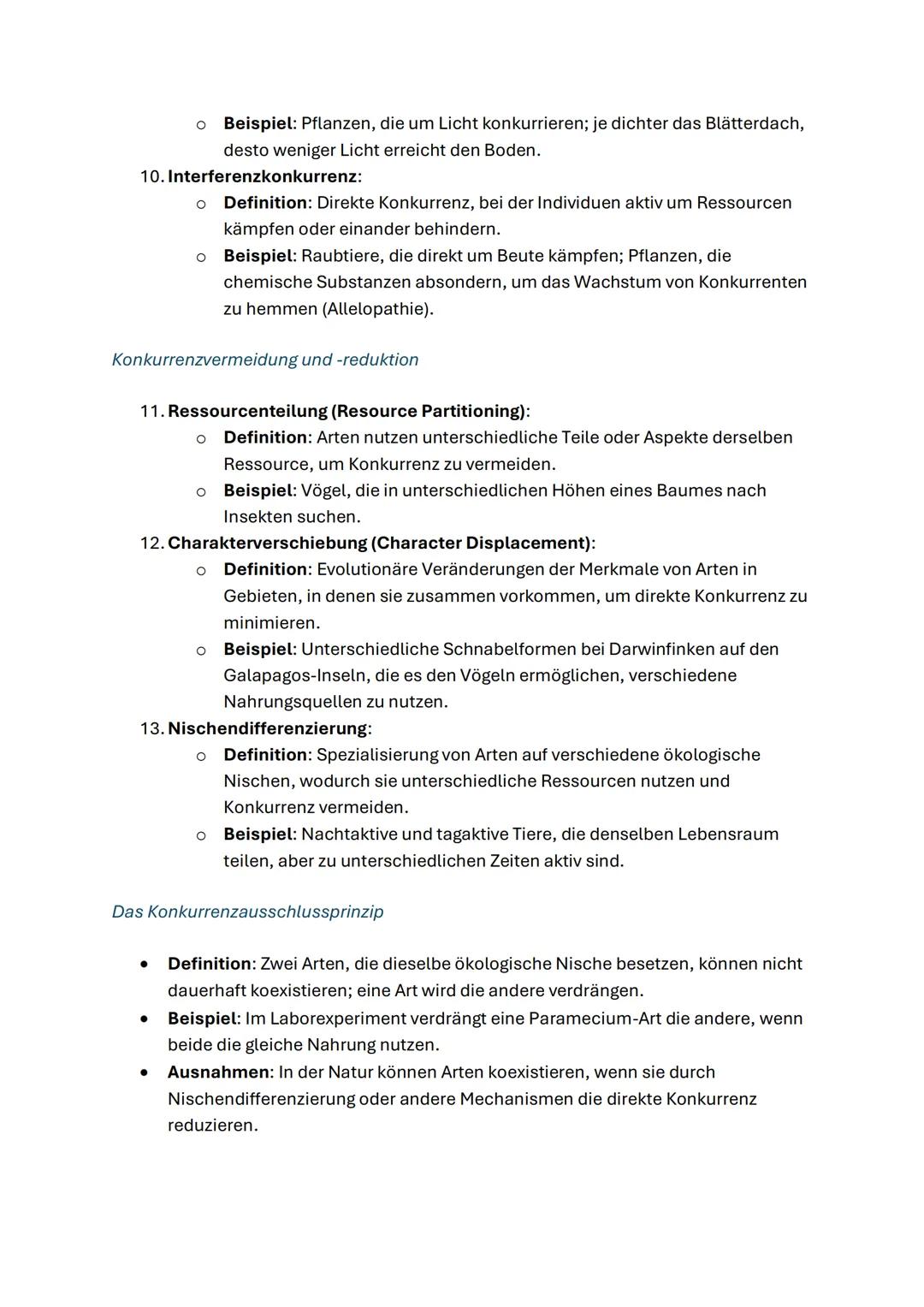 Lernzettel: Lebewesen und Umwelt in Biologie
1. Wechselbeziehungen in der Biosphäre
• Symbiose: Zusammenleben zweier Arten zum gegenseitigen