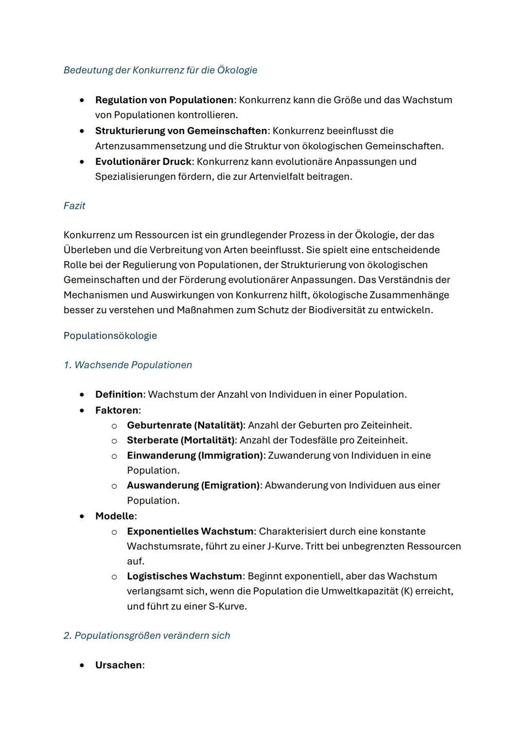 Lernzettel: Lebewesen und Umwelt in Biologie
1. Wechselbeziehungen in der Biosphäre
• Symbiose: Zusammenleben zweier Arten zum gegenseitigen