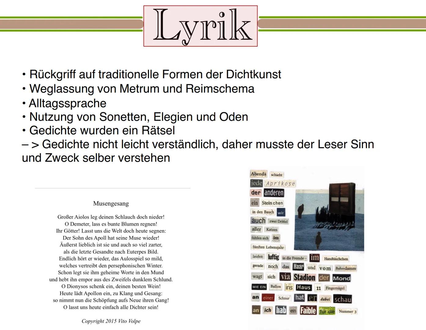 # Postmoderne
(Ab 1989) Gliederung
Definition
S.1
Historischer Hintergrund
5.2
Welt- und Menschenbild
S.3
Themen und Motive
5.4
Sprache
5.