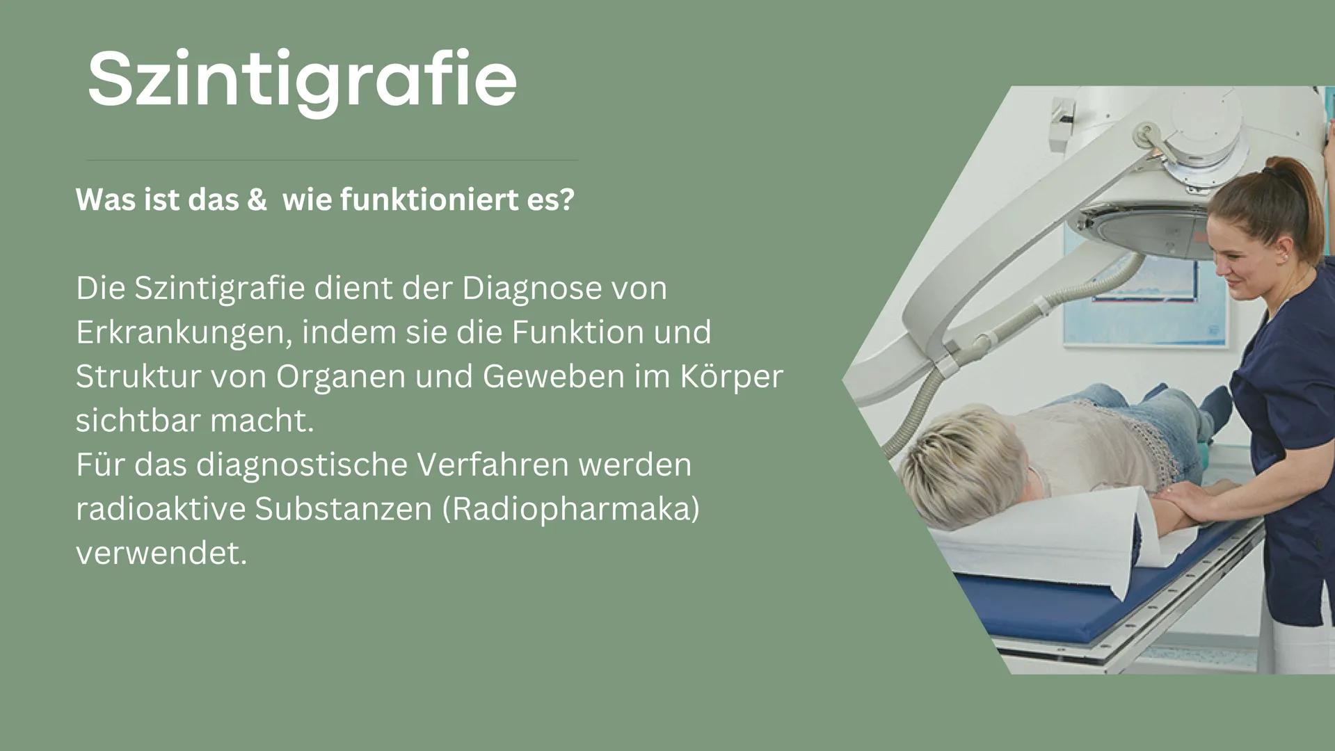 # Radioaktivität
in der Medizin
Diagnostische Anwendungen ionisierender
Strahlung im Gesundheitswesen
Fach: Physik
Präsentiert von:
Elif