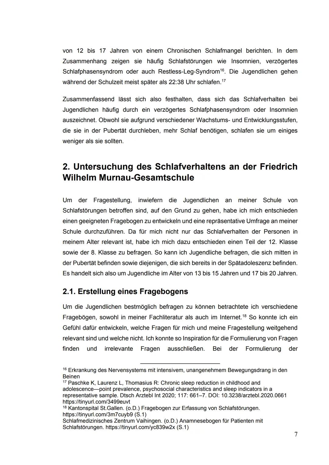 Gesamtschule
Fach: Biologie
Fachlehrer:
Schlafstörungen –
eine Untersuchung bei
Jugendlichen an der
Name meiner Schule....
Gesamtschule
Fa