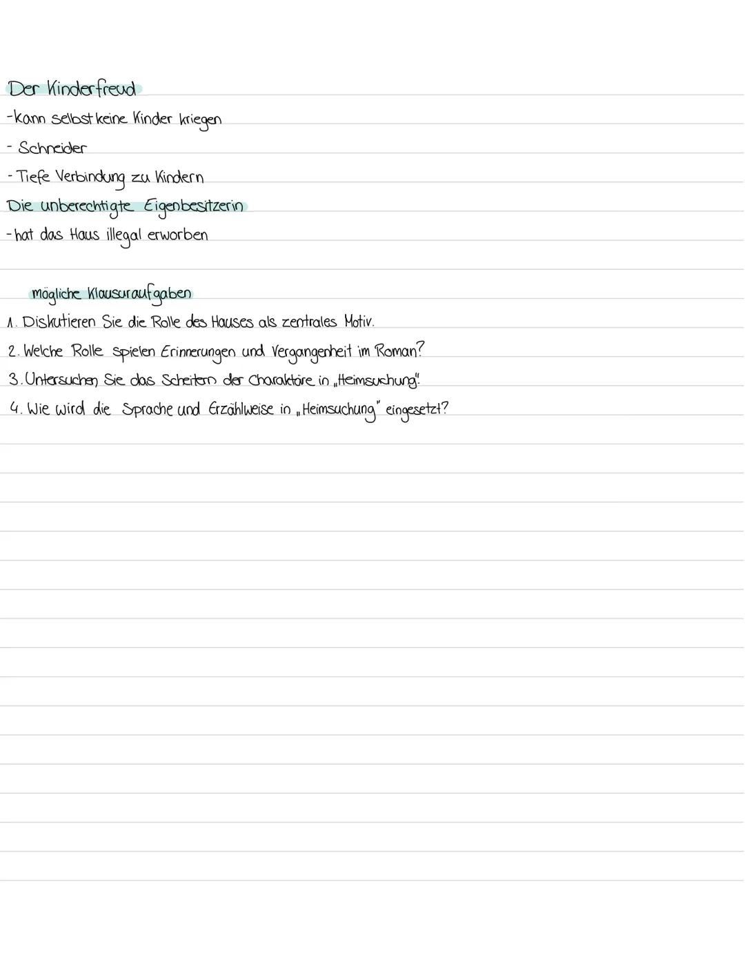 Lernzettel Deutsch Heimsuchung
Der Großbauer und seine & Töchter
-Tradition
Der Architekt und seine Frau
LoWeimarer Republik ca. 1918-1933
-