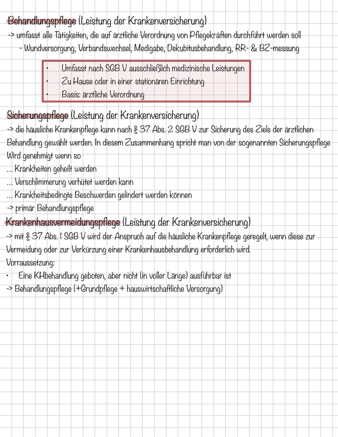 # Settings # Häusliche Pflege
Ambulante Pflege
- Pflegerische Versorgung im häuslichen Umfeld
- -> Umfasst die Umsetzung medizinisch-therap