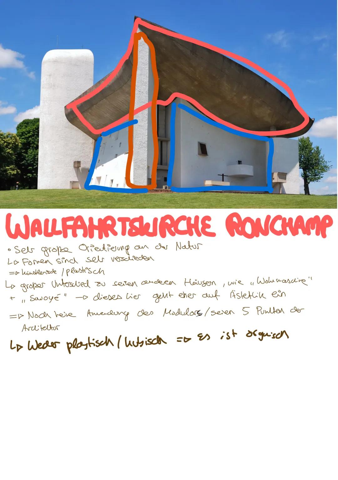 THEMA I
ARCHITEKTUR
LE CORBUSIER UND BIG
ILE
CORBUSIER: Wohngebäude sind minimalistisch und haben este Funktion
↳ Funktionalismus, ohne die
