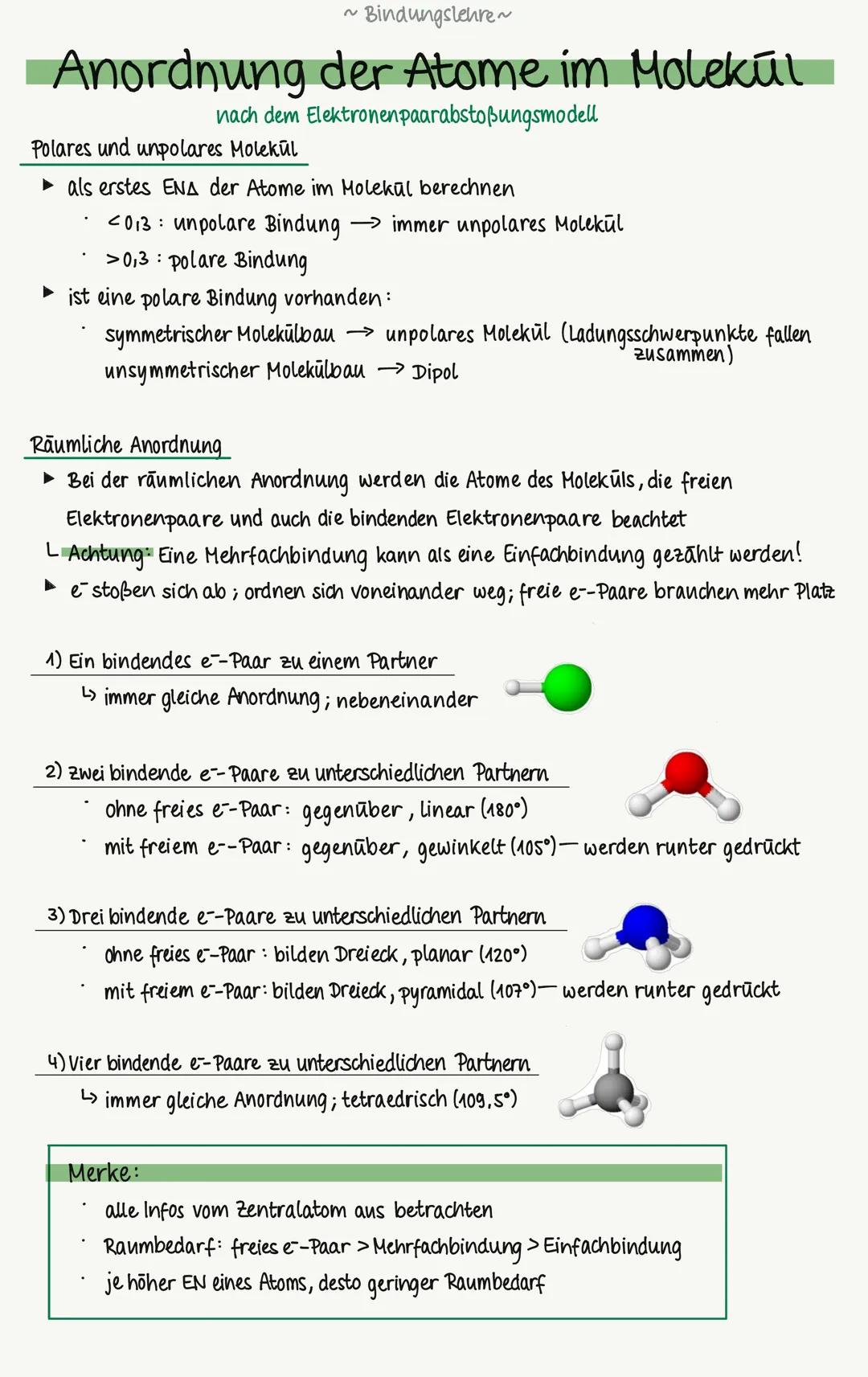 # Bindungslehre
Bindungen/Bindungsarten:
→ Es gibt drei verschiedene Bindungen, diese sind auch geografisch im
Periodensystem zu untersche