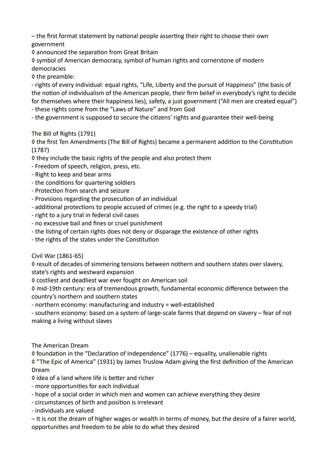 Englisch Leistungskurs Abitur 2024
Zusammenfassung Q1-Q3
Inhaltsverzeichnis
Q1 Ideals and realities
1.1 The USA - the formation of a nation