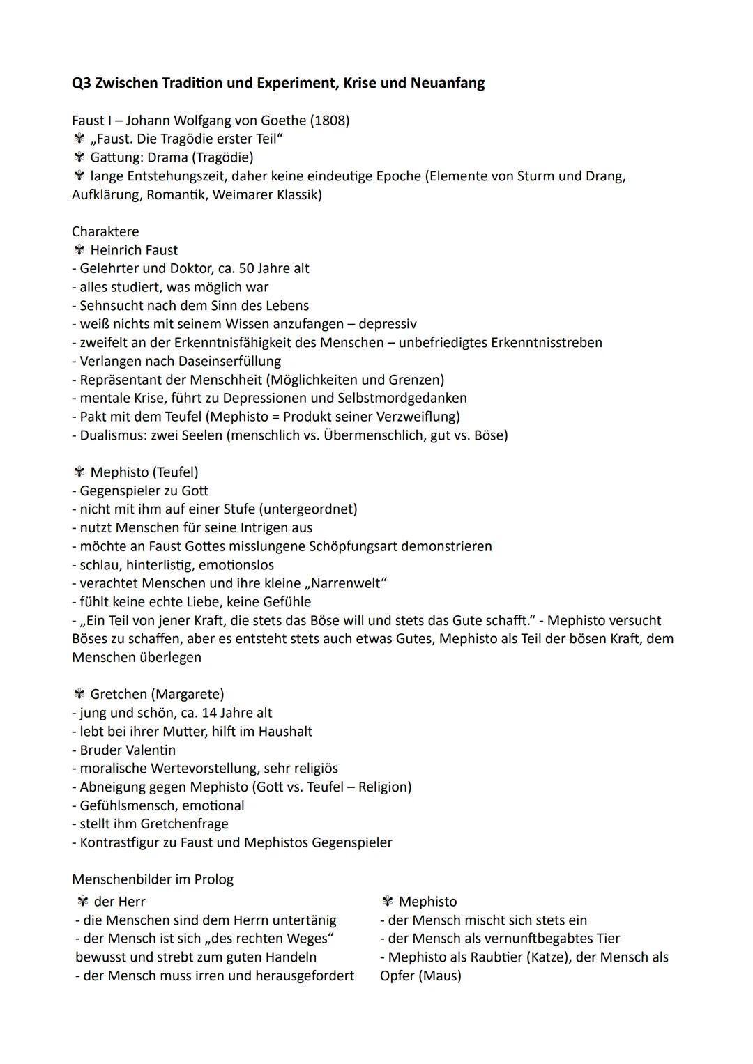 Deutsch Abitur 2024
Zusammenfassung
Q1 Fiktion und Wirklichkeit
Q1.1 Epochenumbruch 18./19. Jahrhundert - Literatur um 1800 und im frühen 19