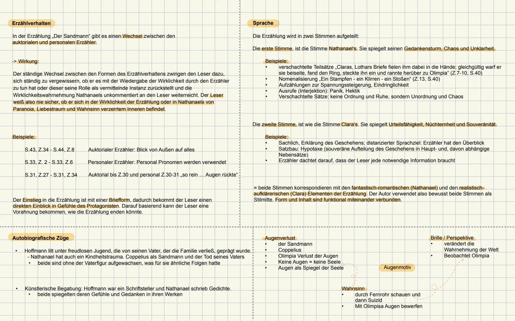 Teil 1: literarische Werke
Lyrik der Romantik (Q1)
E. T. A. Hoffmann: Der Sandmann (Q1)
Juli Zeh: Corpus Delicti. Ein Prozess (Q2)
Georg Bü