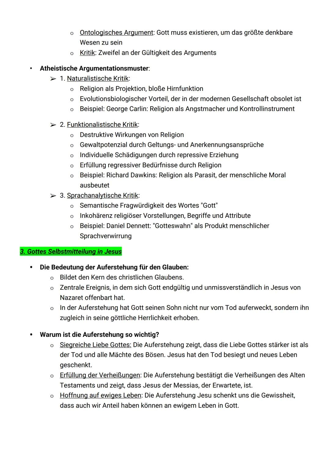 Reli mündliches Abi
1. Ein anderer Blick auf Wirklichkeit - Religionen und Weltanschauungen
•
•
Wirklichkeit: Abstrakter Begriff mit verschi