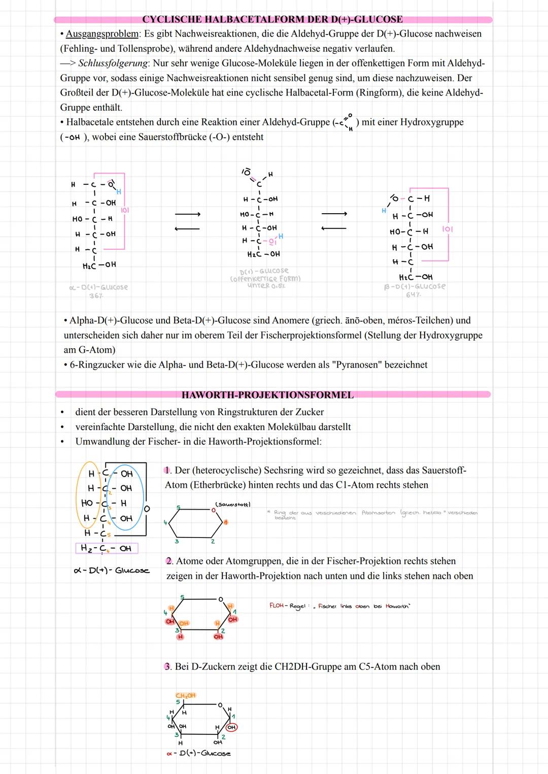 # KOHLENHYDRATE
NAMENSGEBUNG:
• die Verbindungen der Kohlenhydrate enthalten neben Kohlenstoff auch Sauerstoff und Wasserstoff, die
wie im