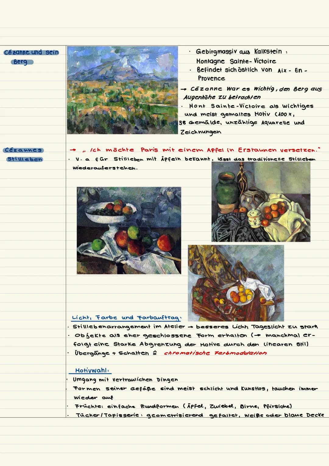 # Cézanne:
BIOGRAFIE
* 19.01.1894 in Aix-en-Provence in südfrantreich
* Freundschaft mit Émile Zola
* Jura Studium (Wunsch Vater), j