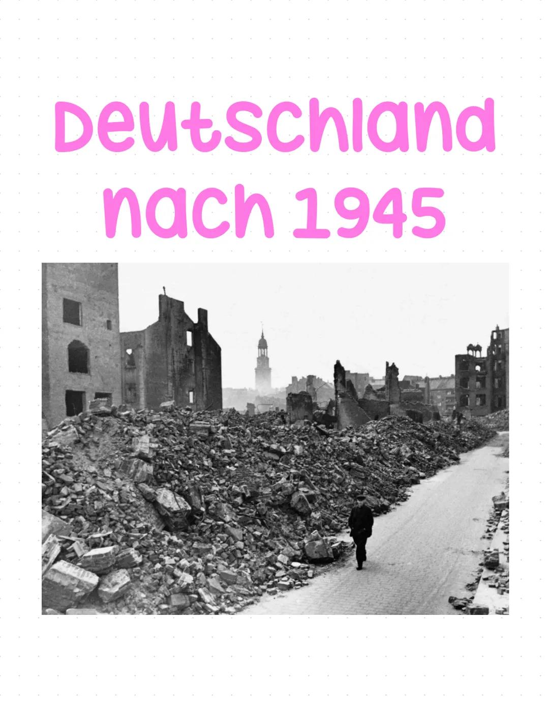 # Deutschland
nach 1945 # Teheran, Jalta, Potsdam
* Allianz zwischen den USA, Großbritannien und der sowjetunion im zweiten weltkrieg
du