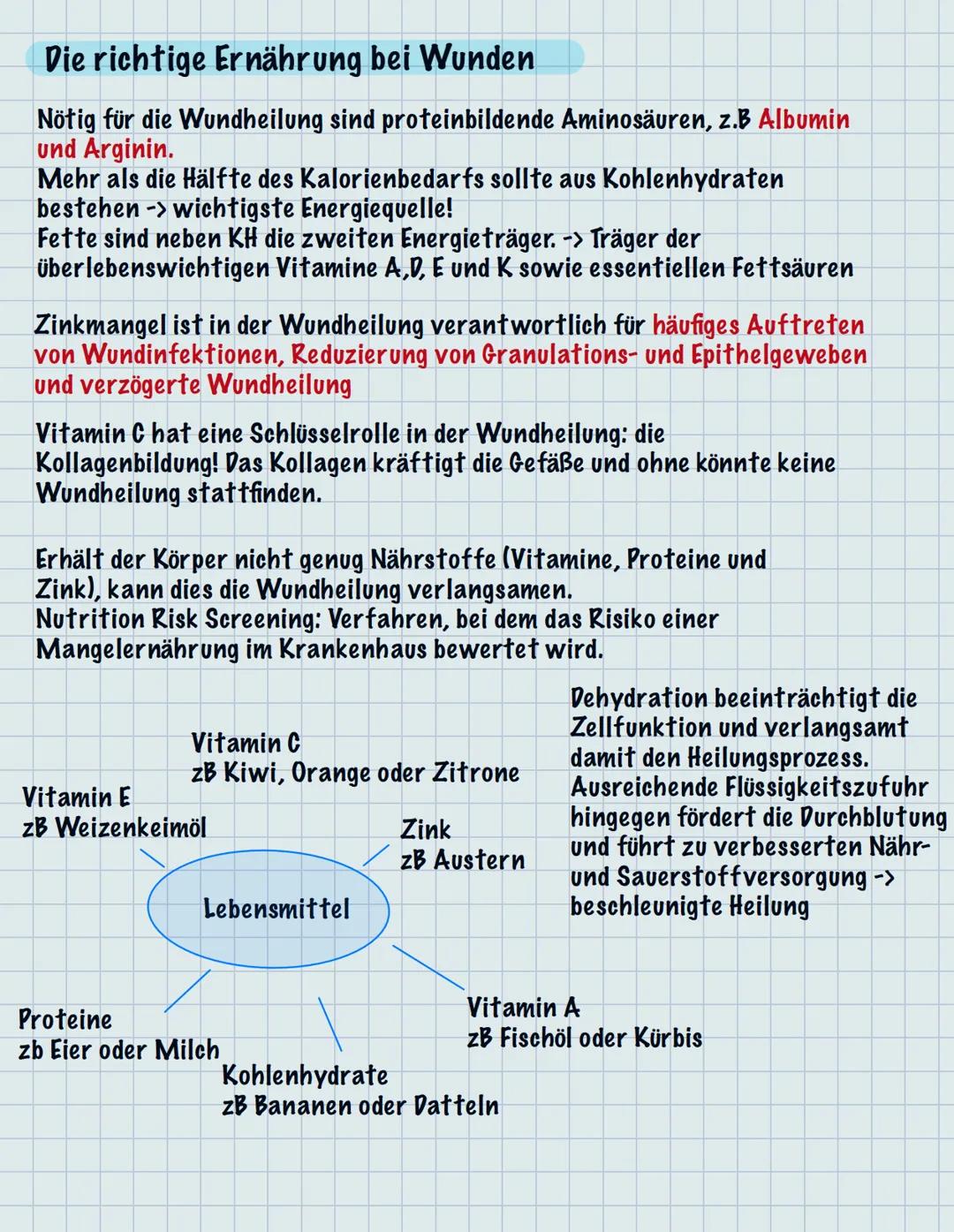 Wunde und Wundversorgung
Station 1:
Physiologie der Wundheilung/Wundheilungsphasen
Wundheilungsstörungen
Besonderheiten chronischer Wunden