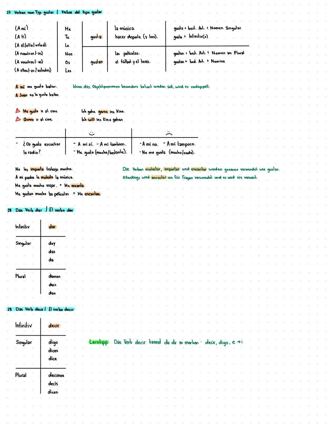 Unidad 1
↑ Regelmäßige Verben im Präsens / Verbos regulares en presente
Infinitiv
Sprechen
hablar
Verstehen
Wohnen
comprender
vivir
Singula
