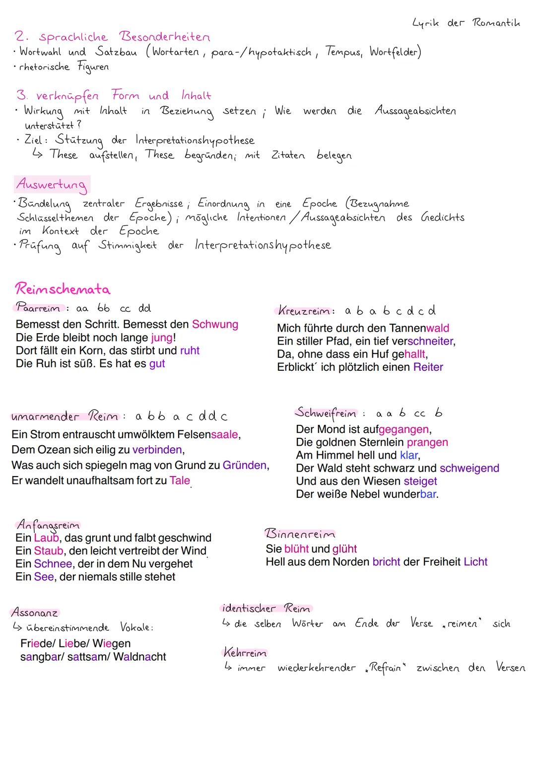 Lyrik der Romantik Lyrik der Romantik
zeitgeschichtliche Hintergründe
•Französische Revolution (1789)
Herrschaft Napoleons und gemäßigter Ab
