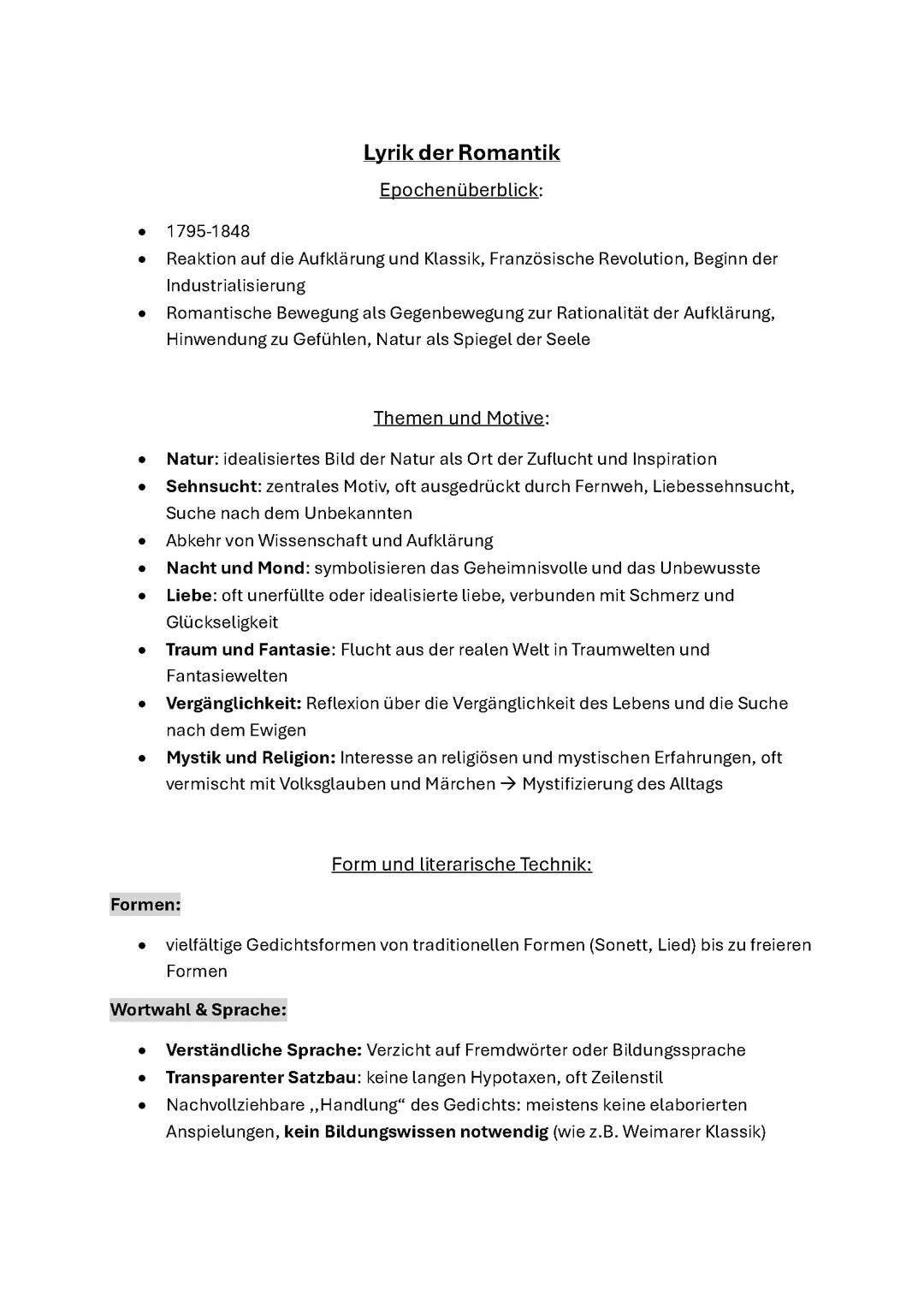 Deutsch Abi Lernzettel Hessen (2024)