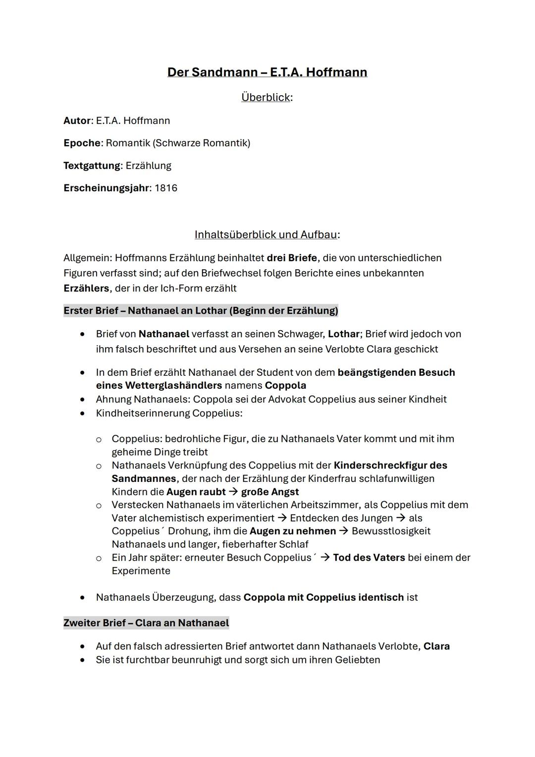 Lyrik der Romantik
Epochenüberblick:
. 1795-1848
•
Reaktion auf die Aufklärung und Klassik, Französische Revolution, Beginn der
Industrialis