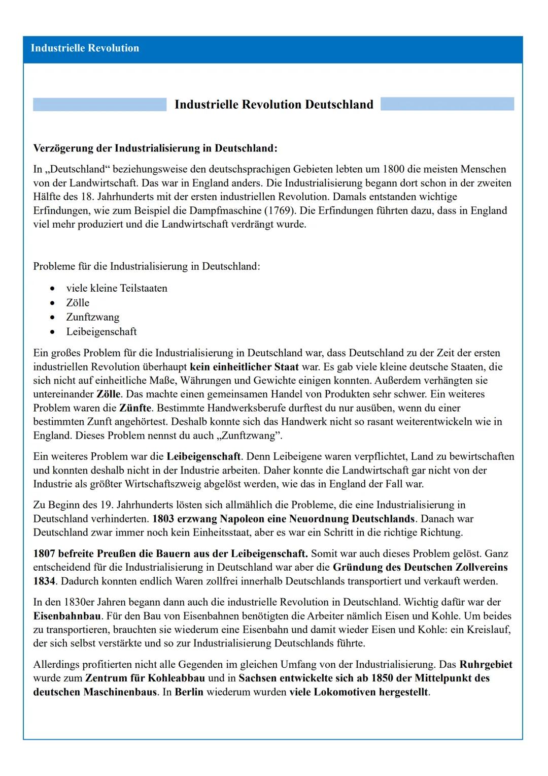 # Industrielle Revolution
Erste Industrielle Revolution
(18./19. Jahrhundert)
Bis heute gab es vier Industrielle Revolutionen. Wenn man vo