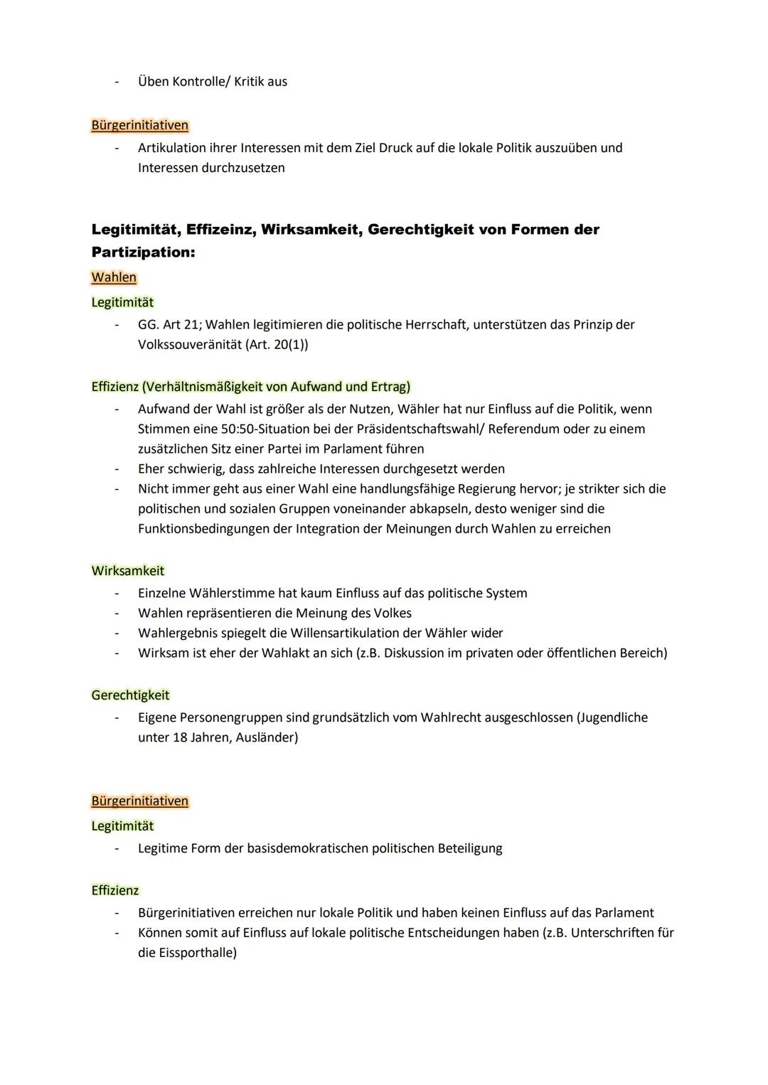 12.1
Politische Akteure (Parteien, Bürger, Verbände, Initiativen und Bewegungen) im politischen
Entscheidungsprozess
→ Aufgaben und Einfluss